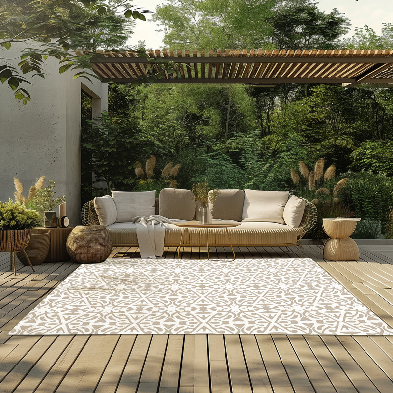 Tapis intérieur / extérieur Hampton Bay, Rectangle 4 pi x 6 pi