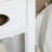 Homcom 2-tier Side Table With Drawer And Bottom Shelf: Narrow End Table For Living Room Or Bedroom, White Finish
