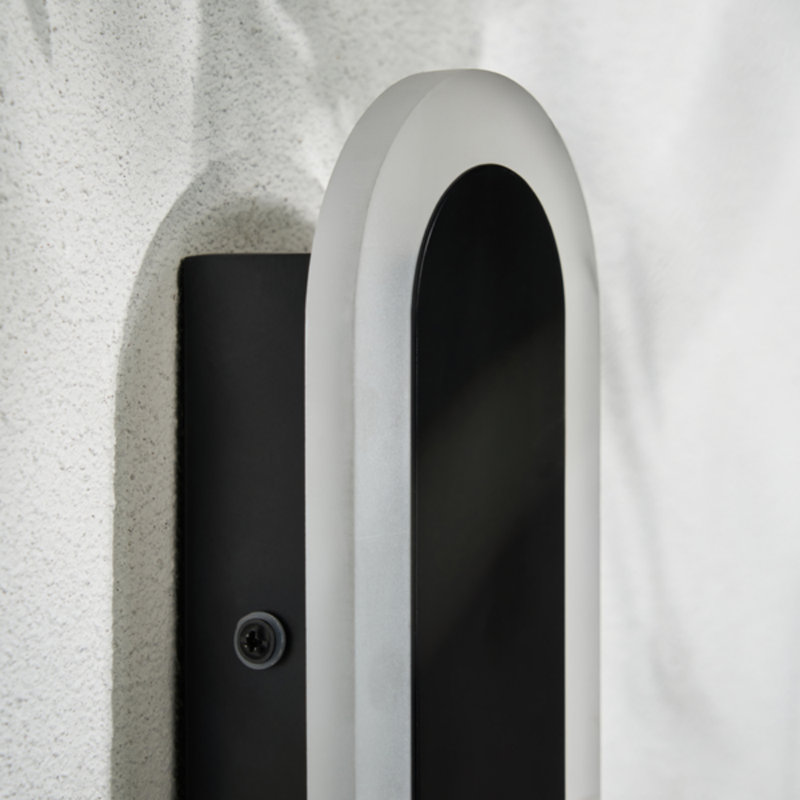 7F92533B5AC4497FB7CE8F4A9CD625C9 Daxtin Outdoor IP65 24w LED CCT 90cm Linear Wall Light in a Black Finish, 24
