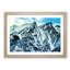 Mountain Tops in Canada in Abstract - Picture Frame Graphic Art Print-55731395-55731396