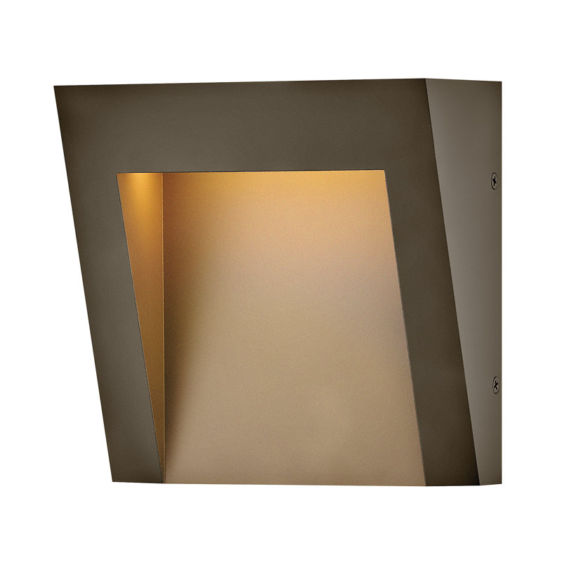 Hinkley Taper Integrated LED Outdoor Wall Mount, Textured Oil Rubbed Bronze