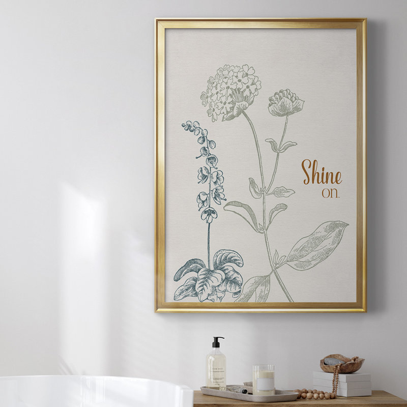 " Shine On ", Gold, 30.5" H x 22.5" W