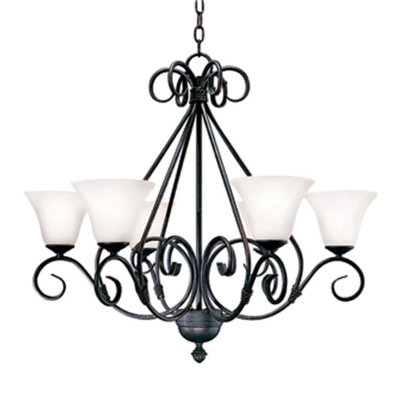 Olivia 6 - Light Chandelier