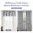 Toile Linen Lined Valance Double Layer Thermal Room Darkening Blackout Window Valance Curtain for Kitchen Bathroom Farmhouse French Country Vintage Printed Pattern Single-274288578-274288577