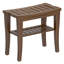 Banc de douche en bambou Thacker l 18,7 po-170484990
