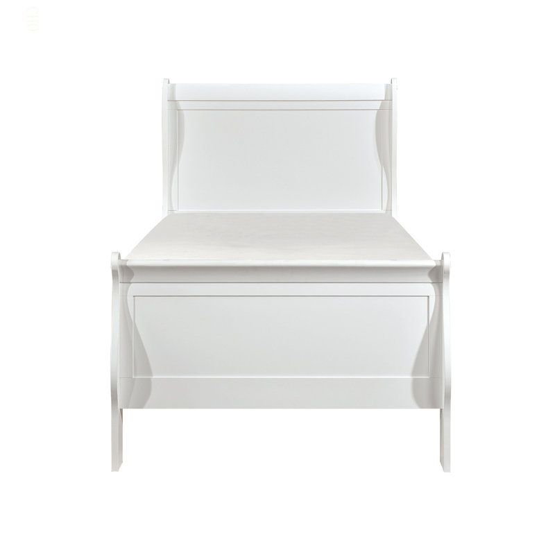 Mobilier de chambre à coucher de style Louis Philippe, Twin, Blanc