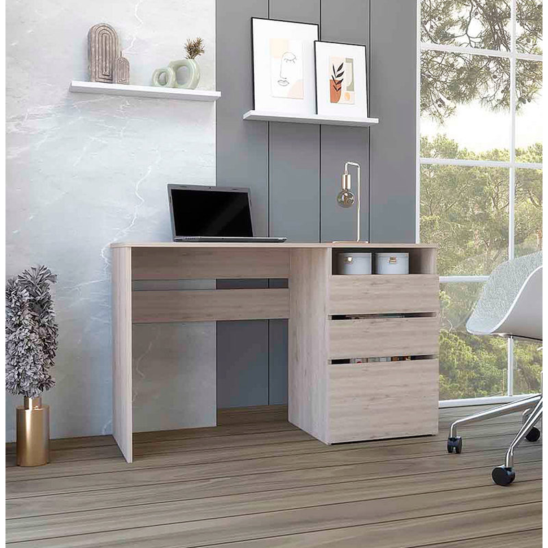 Rectangle l 17,2 po Broddrick, Gris clair