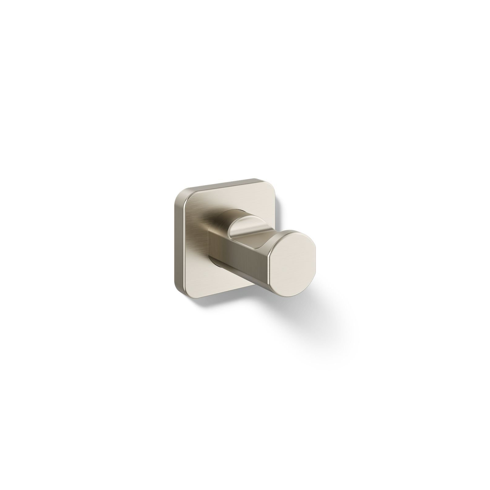 Parallel Robe Hook, Vibrant Brushed Nickel