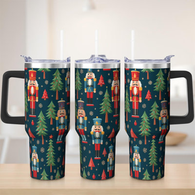 40 oz Tumbler  with Lid and Straw  Stainless steel  Insulated tumblers