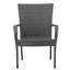 Chaises de patio, gris (3 pièces)-73699210