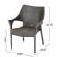 Chaise d'extérieur en résine, 52637,00MBRN KD MP4