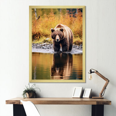 Grizzly dans un paysage de l'Alaska III
