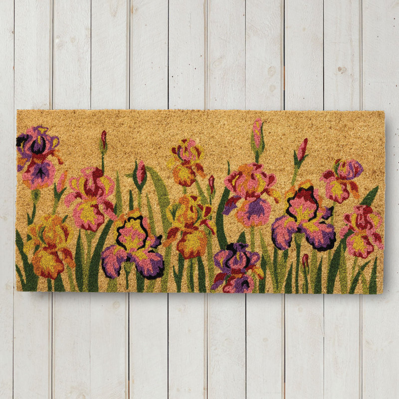 Irises Doormat 20x40