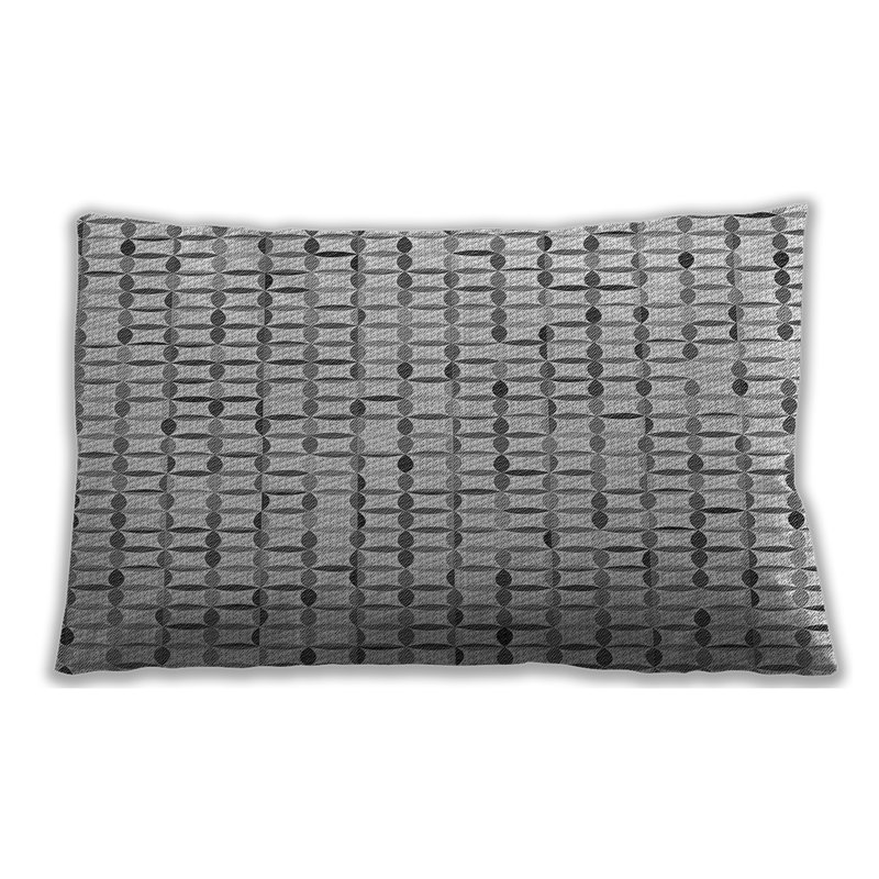 Coussin à motifs 944, Synthétique, gris