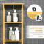 Plust Solid Wood Freestanding Linen Cabinet