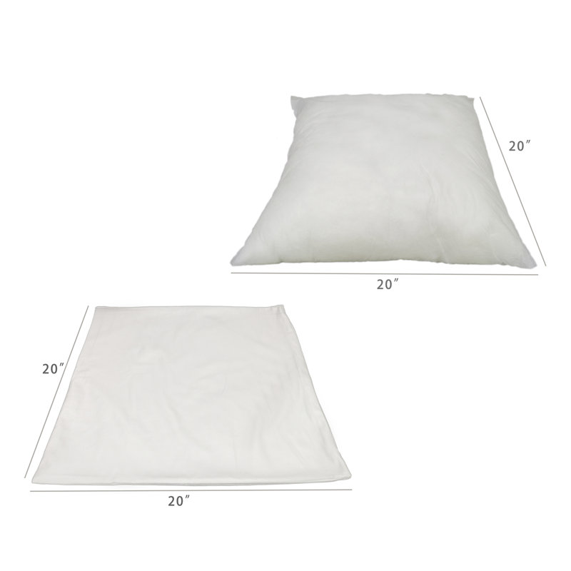 Guaymas 20 X 20 Inch Throw Pillows Insert With Grey Cover Lightweight Polypropyplene Cotton Soft Pillow Sham Stuffer Bed And Sofa Indoor 1 Count (Pack Of 1) 22006