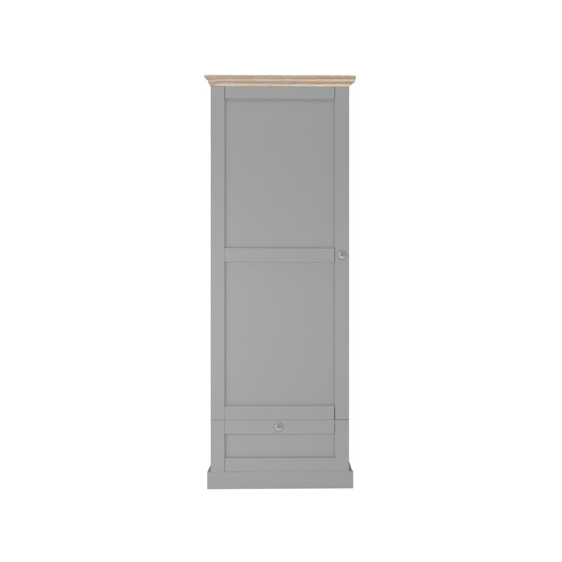 Ashmont 1 Door Manufactured Wood Wardrobe