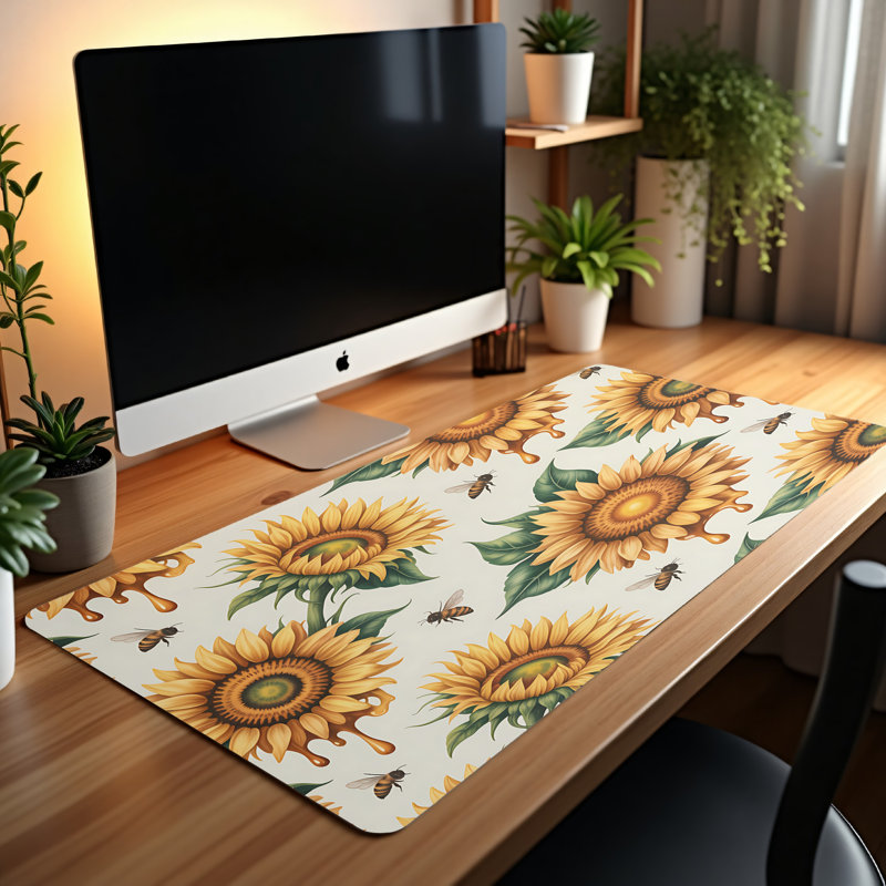 Polyester Desk Pad, 14.4x12.1