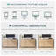 Commode 9 tiroirs 58 "avec pieds en bois massif-2062160206