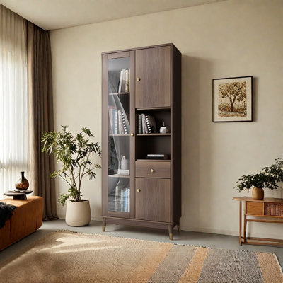 European style floor-to-ceiling bookcase