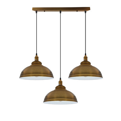 Gervais 3 - Light Brown Kitchen Island Pendant