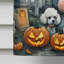 Drapeau de maison d'Halloween en polyester à double face H 40 po x l 28 po