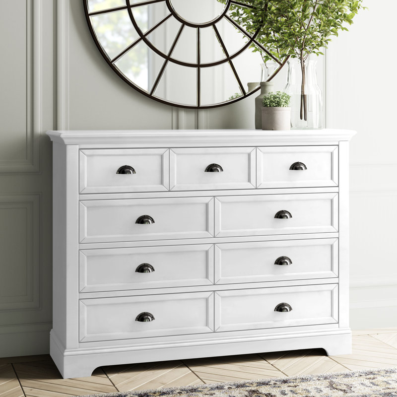 Huey 58'' W 9 - Drawer Dresser, White