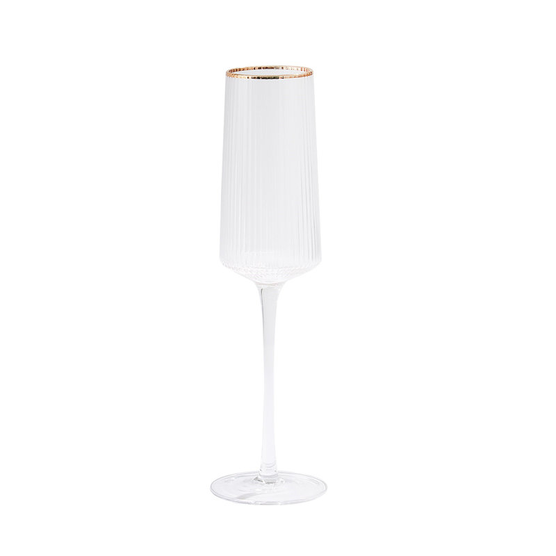 S / 4 verres à champagne Winston