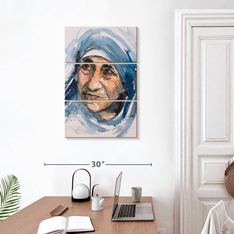 Leisha Mother Teresa, 32" H x 20" W