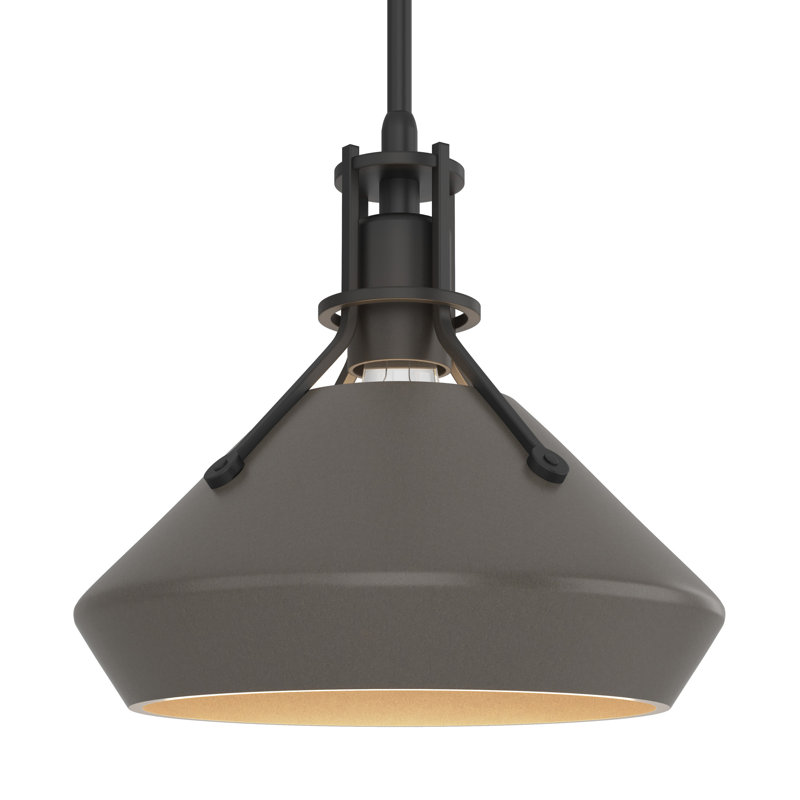 Henry with Chamfer Pendant, Black, Dark Smoke