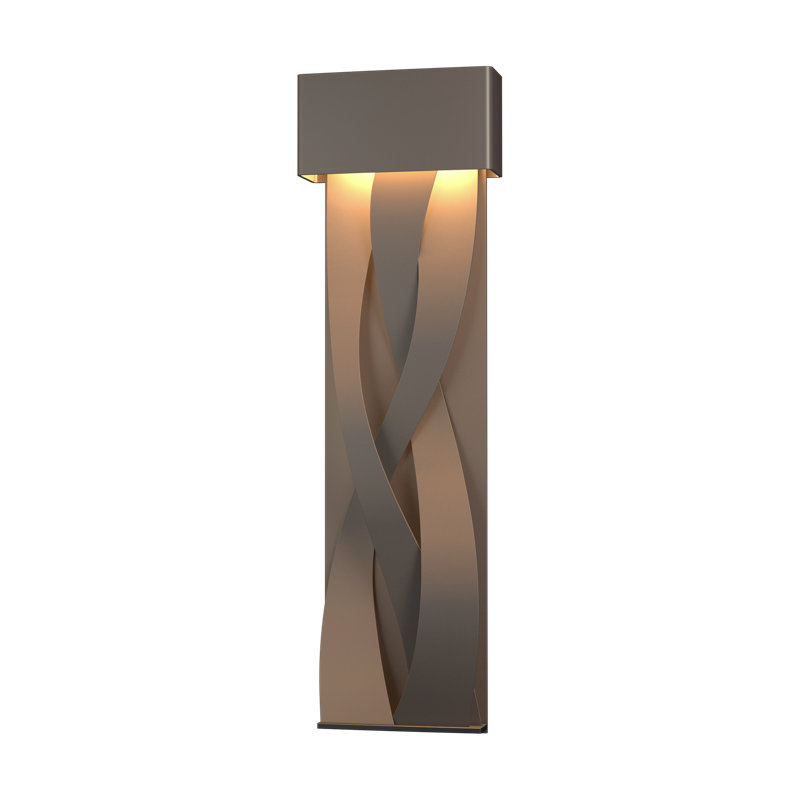 Tress Outdoor Flush Mount, 31.8" H x 9.5" W x 3.7" D, Coastal Dark Smoke