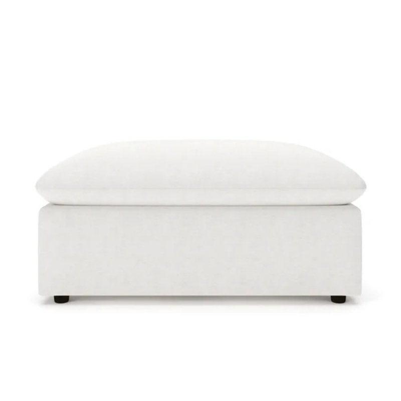 Remy Upholstered Oversized Ottoman, Nostalgic Rainy Day