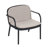 Outdoor PP Club Chair, Black Frame With Beige Cushion, Set Of 2-1731572275