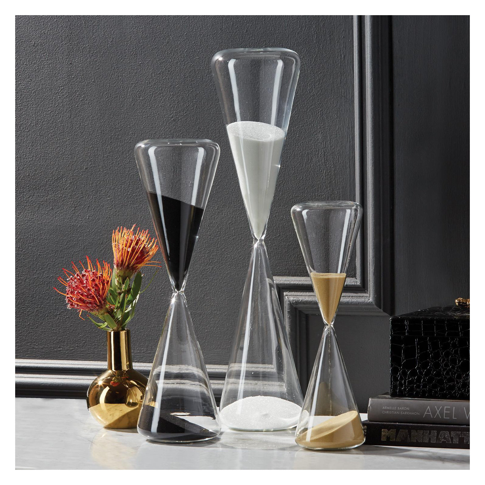 Set Of 3 Conical Sand Timer