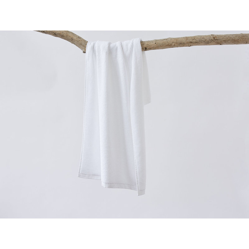 100% coton biologique Temescal, Wash Cloth, Blanc alpin