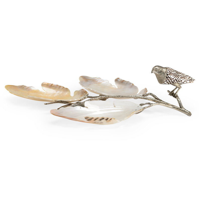 Plateau repose-pieds / table basse Bird and Shell