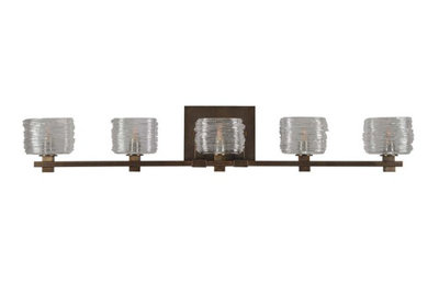 Luminaire pour meuble-lavabo 5 lumières Clearwater