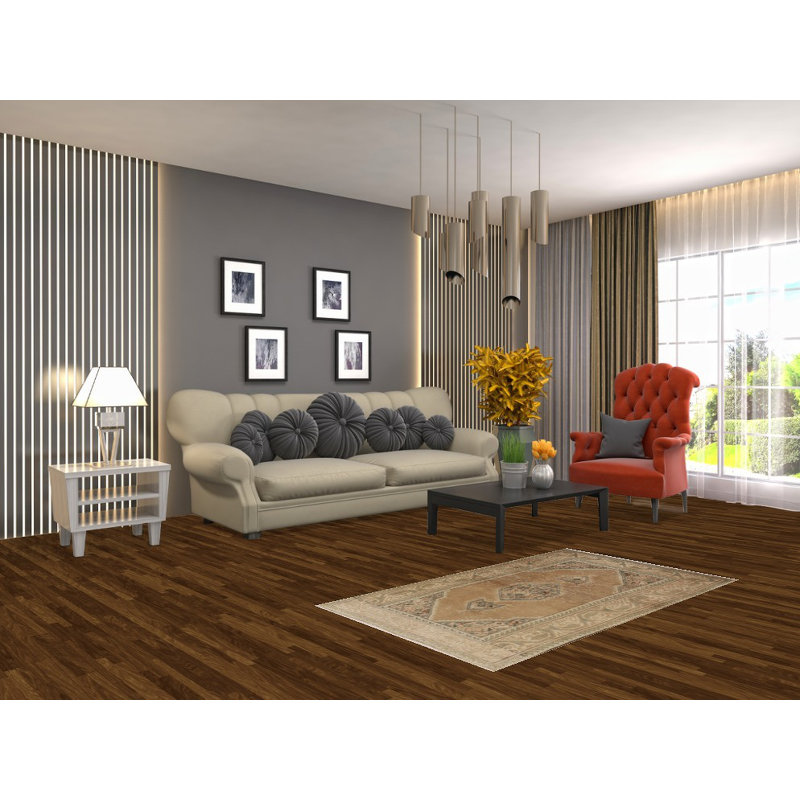 Tapis traditionnel rétro délavé 3 x 5