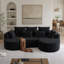 Canapé d'angle surdimensionné moderne en chenille, avec assise extra profonde et large, 7 coussins et combinaison libre pour salon et chambre-1933606161-1933606163