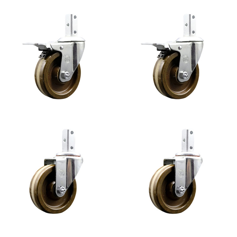 High Temp Square Stem Caster Set