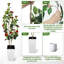 Arbre de camélia artificiel 150 cm, plante de camélia en pot artificiel avec fleurs réalistes, arbre à fleurs artificiel pour jardin