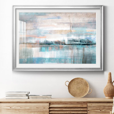 Pastel Valley - peinture encadrée