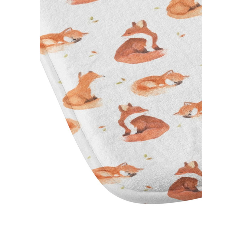 Tapis de salle de bain foxes fantaisie
