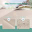 Parasol 13 x 7,2 pi DEL double face pour patio, parasol simple Market-2136160876