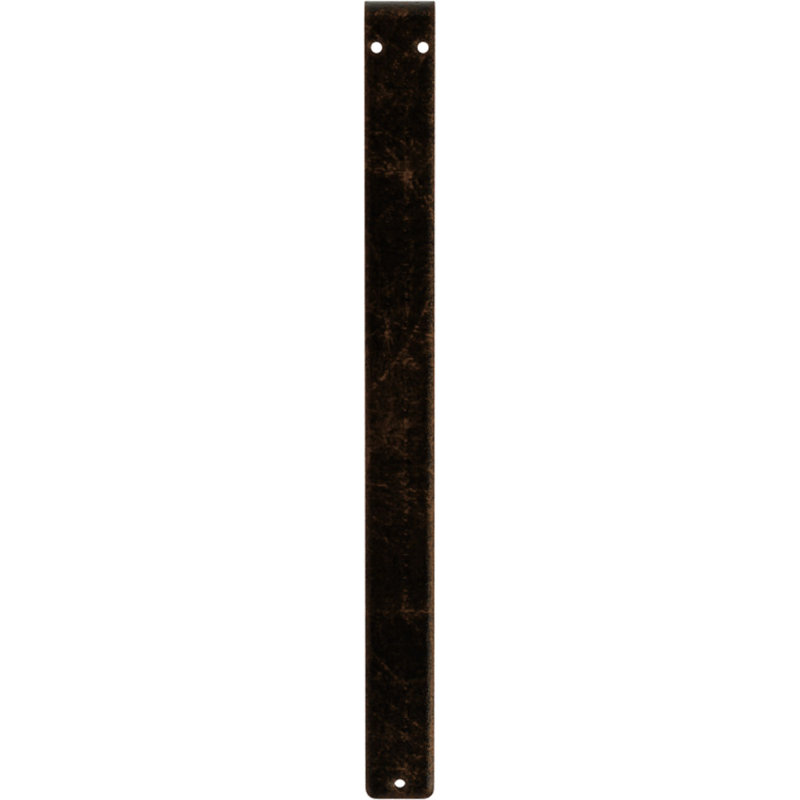 Legacy Wrought Iron Bracket, 15" H x 1.5" W x 12" D, Antiqued Bronze