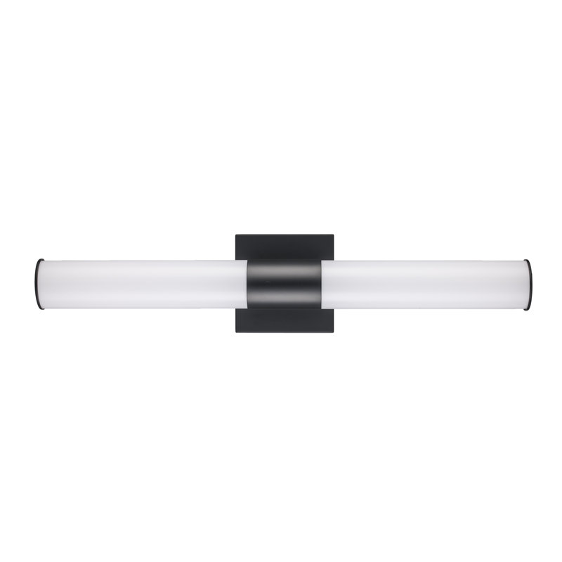 Asela Dimmable LED Vanity Light, Black 