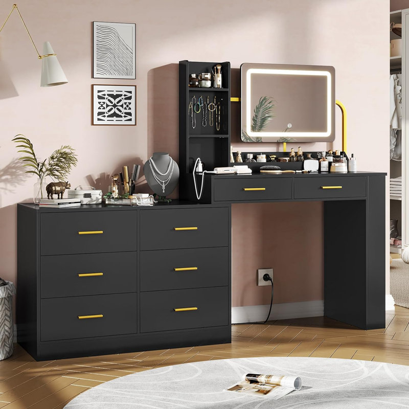 Bartol Vanity, Black