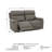 Orwin 74'' Faux Leather Power Reclining Loveseat