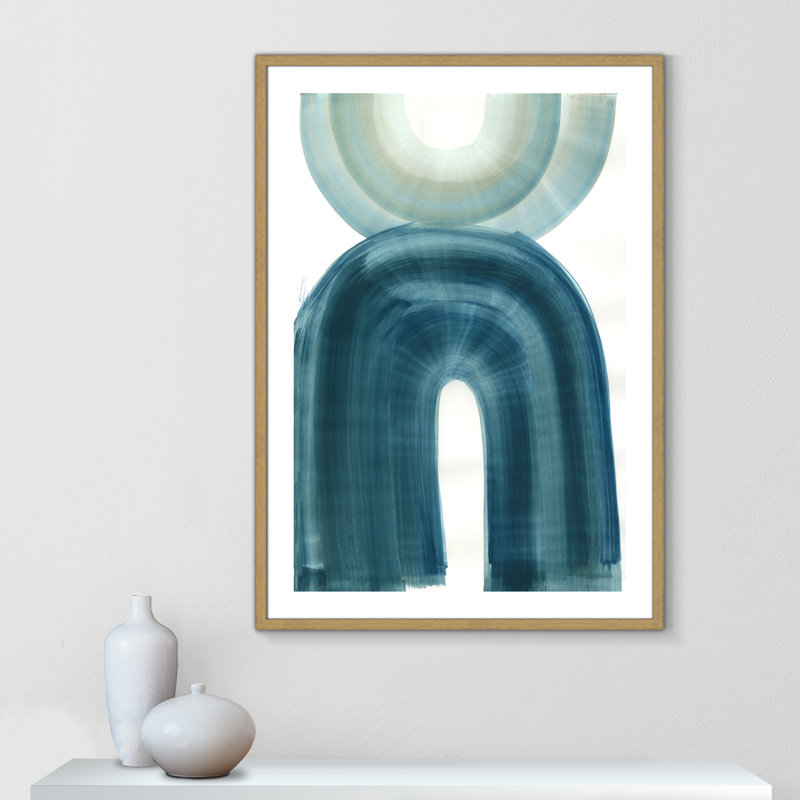 Apologue - Cadre photo, reproduction d'art sur papier, Papier avec cadre beige, H 41,5 po x l 29,5 po x P 0,75 po