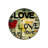 Multicolored Love Lettering And Heart Patterned Woven Base Decorative Carpet-2075067266